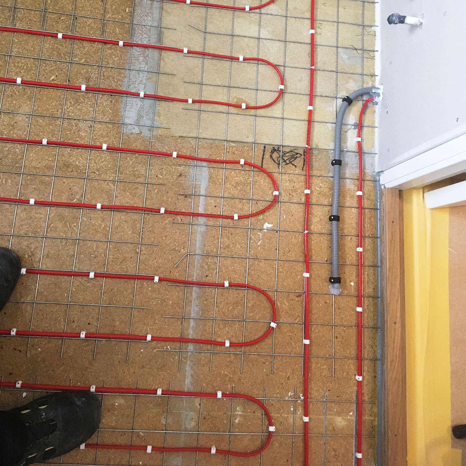 Golvvärmeinstallation